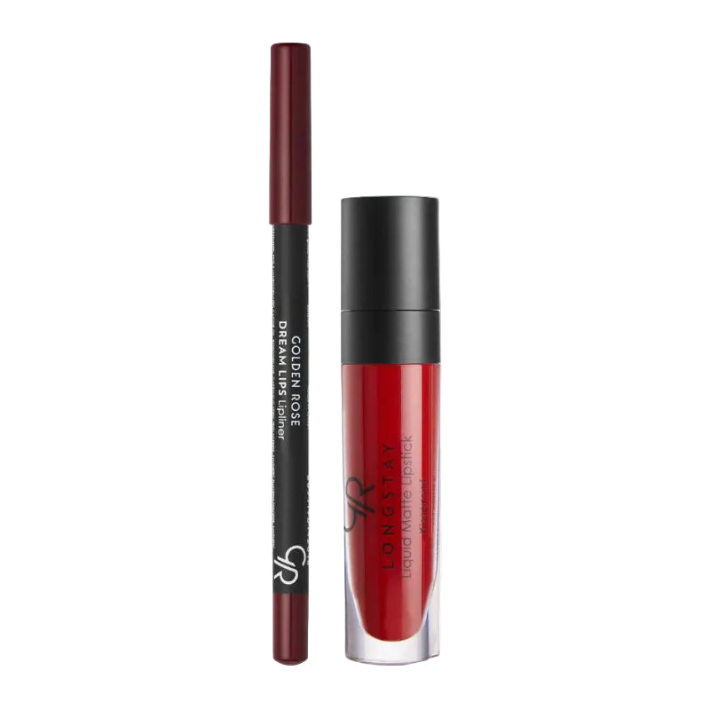 GOLDEN ROSE LIP KIT LONGSTAY