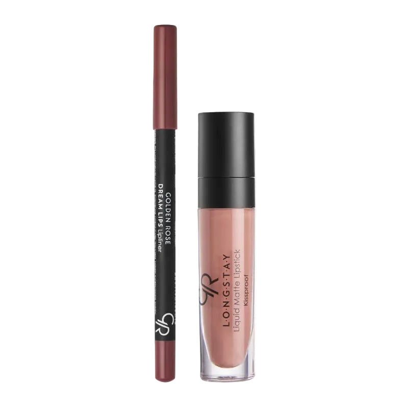 GOLDEN ROSE LIP KIT LONGSTAY