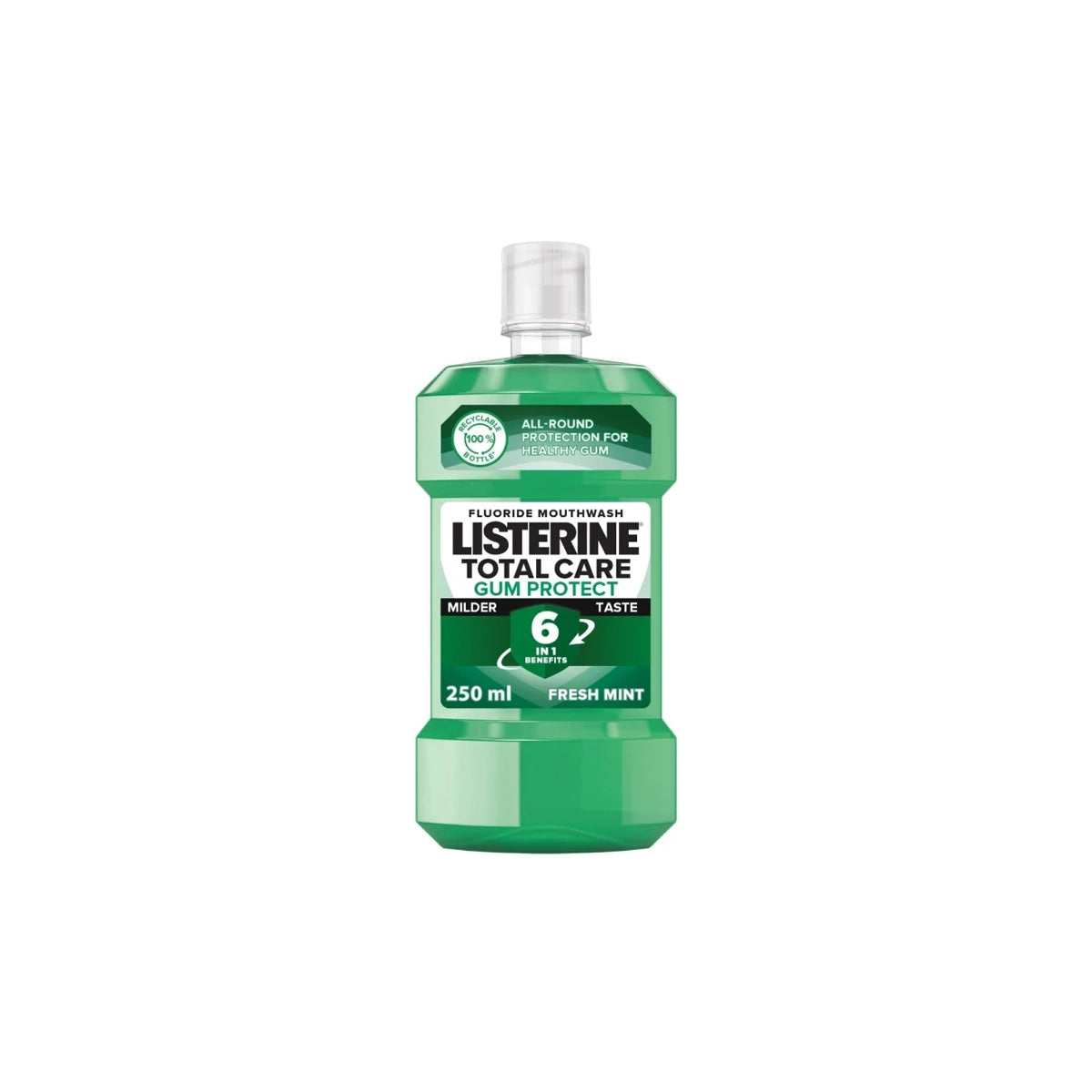 LISTERINE UK M WASH 250ML TEETH & GUM DEFENCE MILDER TASTE