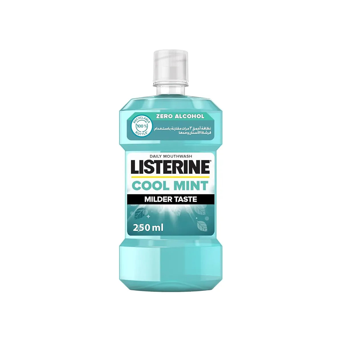 LISTERINE UK M WASH 250ML COOL MINT MILDER TASTE
