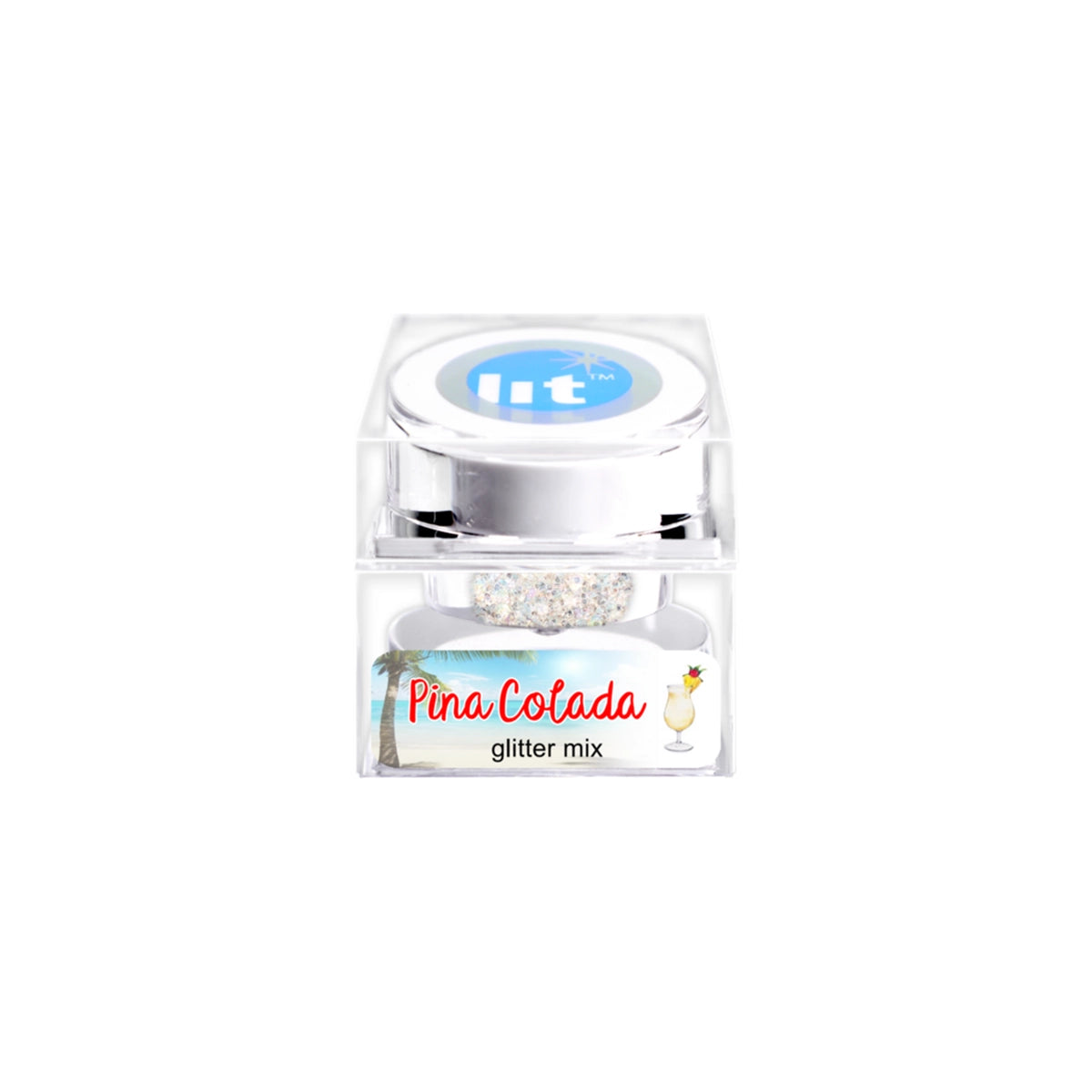 LIT PINA COLADA GLITTER MIX