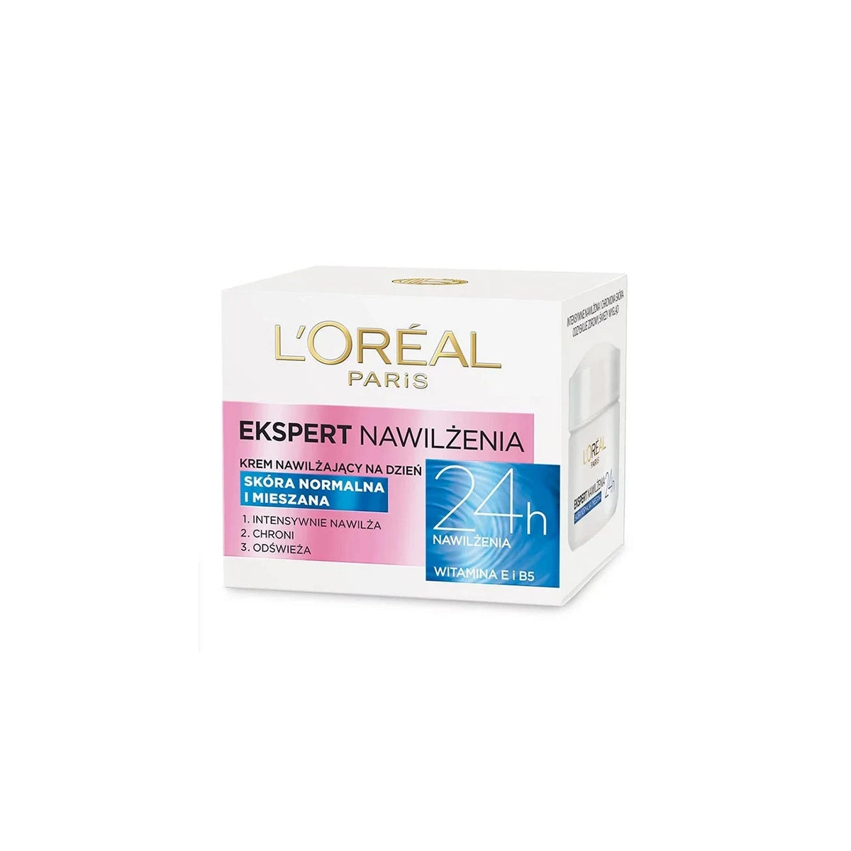 LOREAL EKSPERT 50ML NAWILZENIA 24H VITANIN EI B5