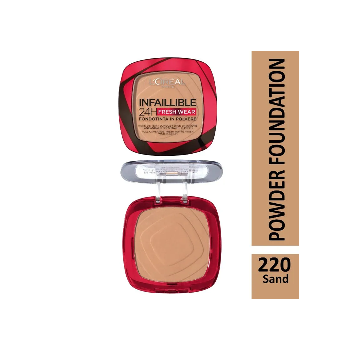 LOREAL INFAILLIBLE POWDER FOUNDATION FRESH WEAR 220 (1733) 9