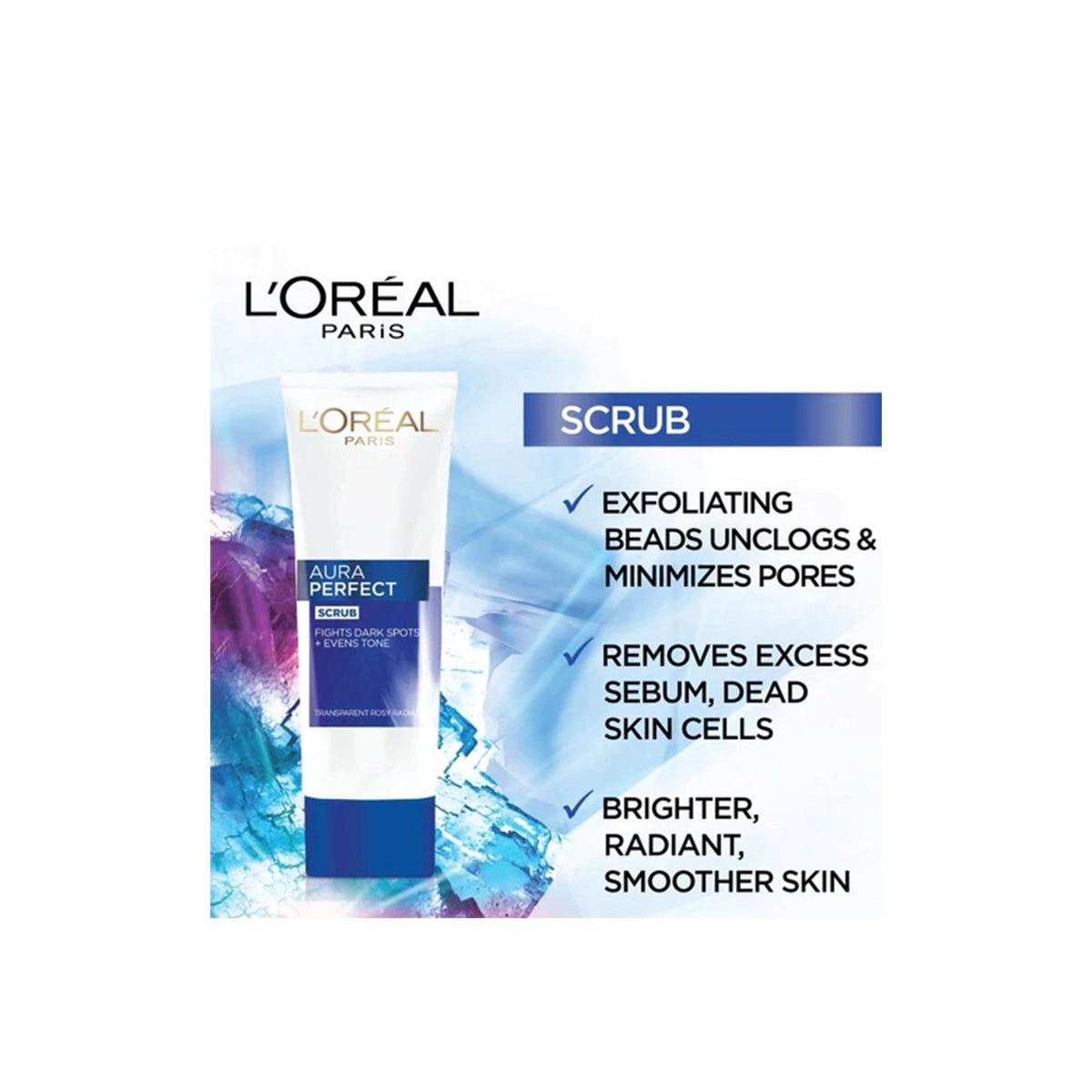 LOREAL AURA PERFECT SCRUB 100ML