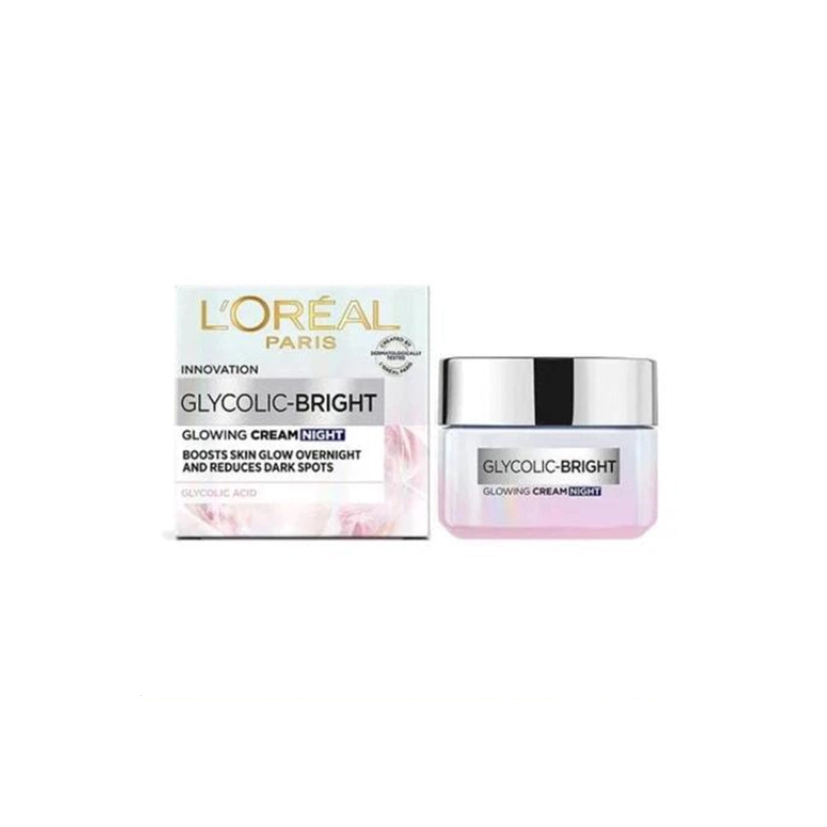 LOREAL GLYCOLIC BRIGHT NIGHT CREAM 50ML