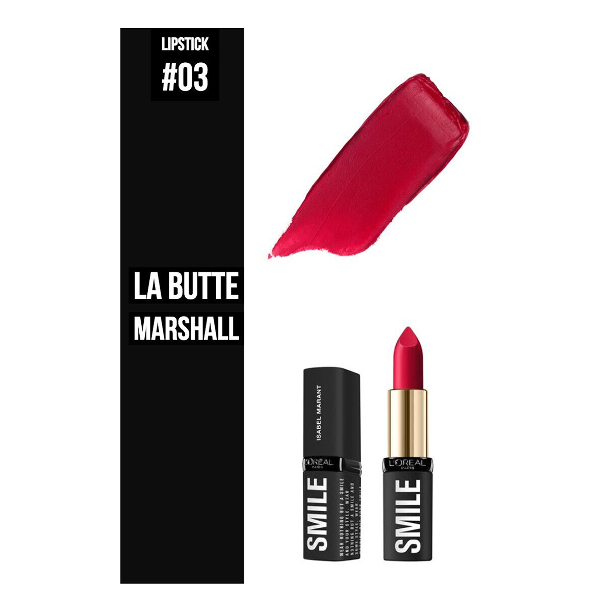 LOREAL ISABEL MARANT LIPSTICK LA BUTTE MARSHALL