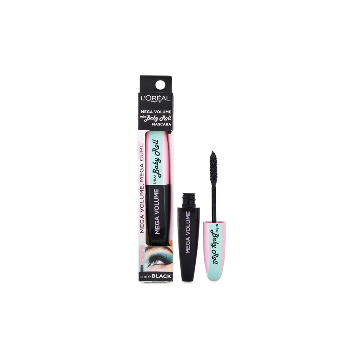 LOREAL MASCARA MEGA VOLUME MISS BABY ROLL (1491)