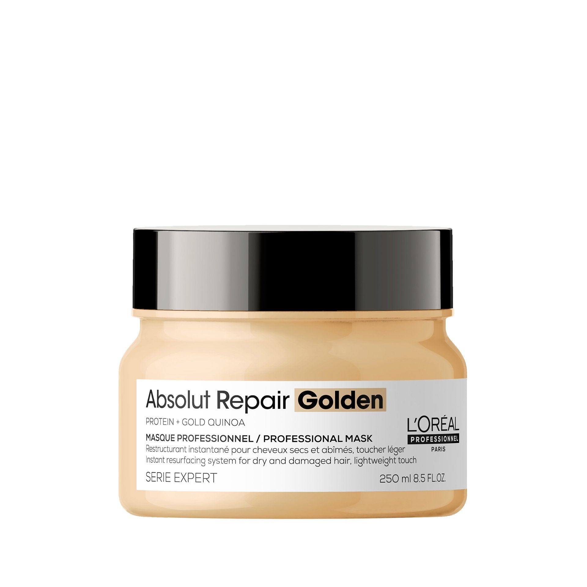 LOREAL PRO ABSOLUTE REPAIR GOLD MASQUE 250ML LIGHT.