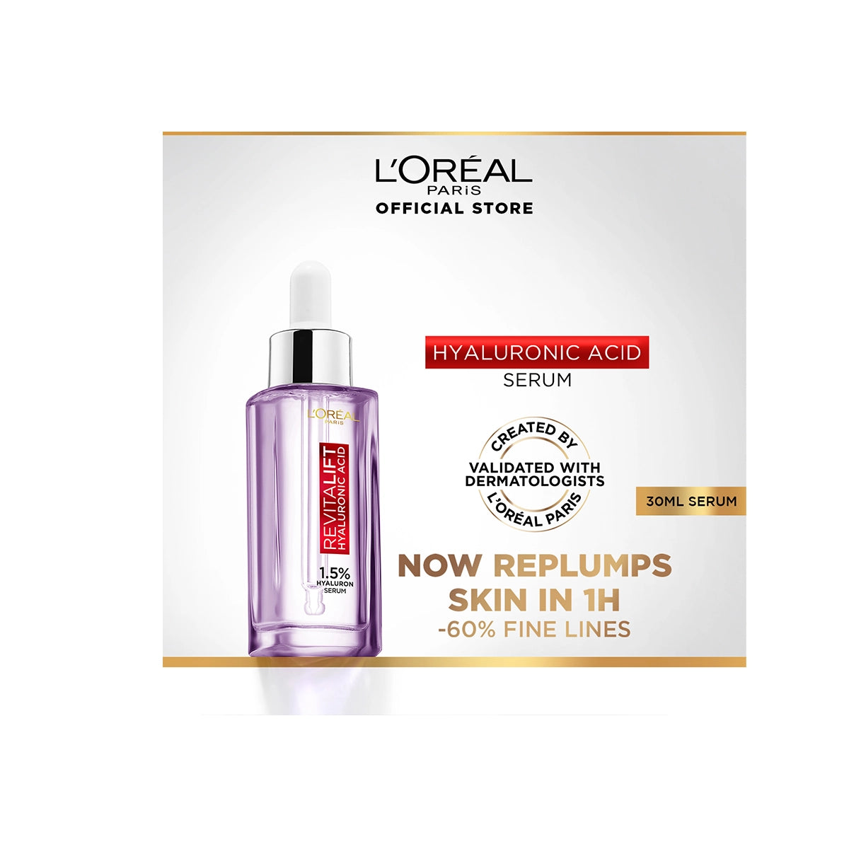 LOREAL REVITALIFT HYALURONIC ACID SERUM 30ML
