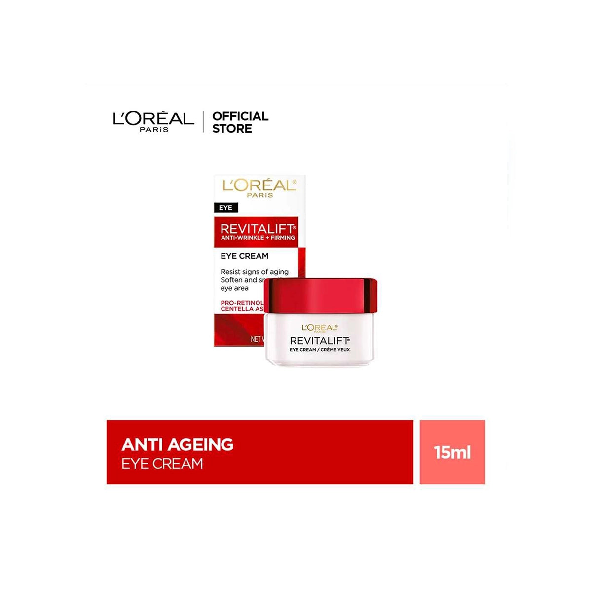 LOREAL REVITALIFT MOISTURIZING EYES CREAM 15ML