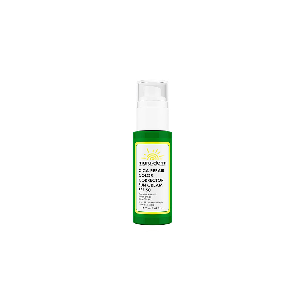 MARU DERM SPF50+ SUN CREAM CICA REPAIR CC 50ML