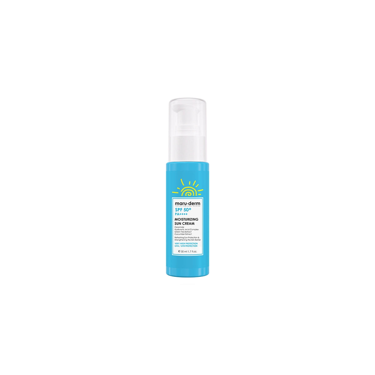 MARU DERM SPF50+ SUN CREAM MOISTURIZING 50ML