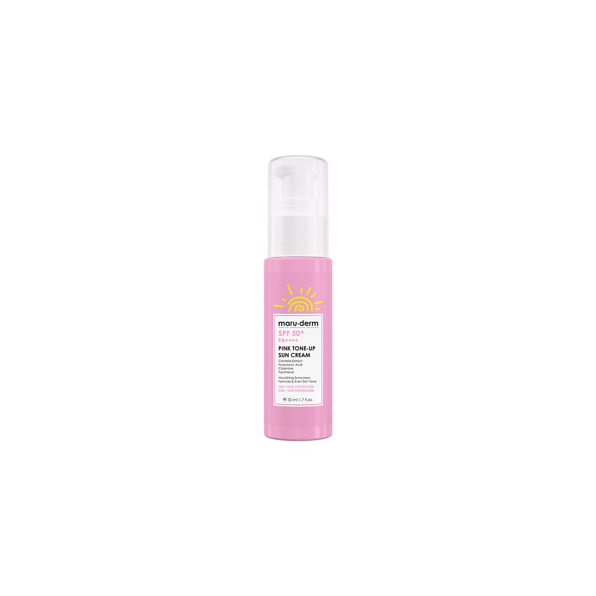 MARU DERM SPF50+ SUN CREAM PINK TONE UP 50ML