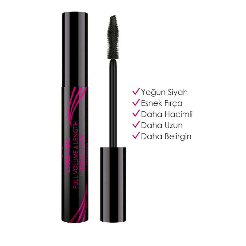 GOLDEN ROSE MASCARA ESSENTIAL INTENSE BLACK