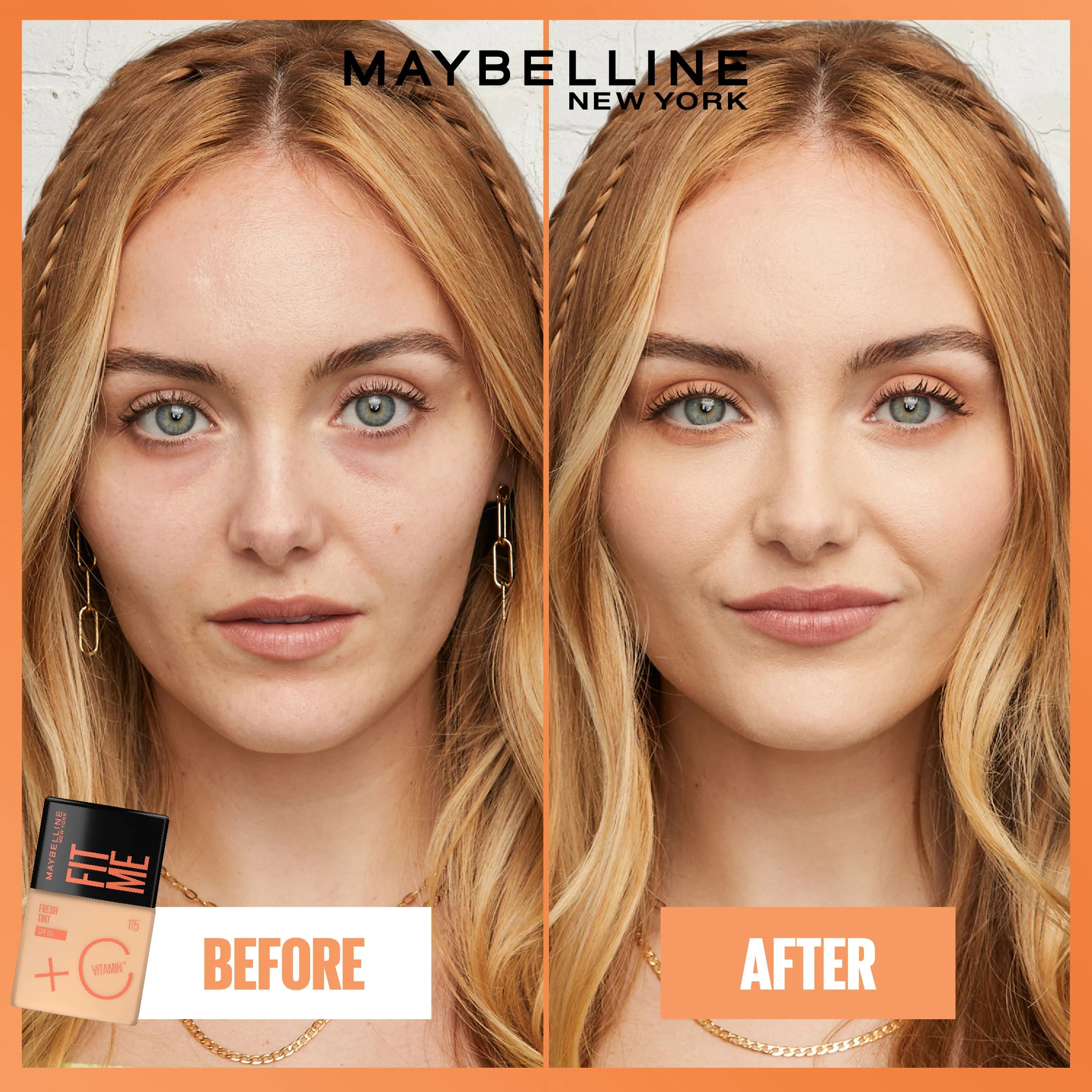 MAYBELLINE FIT ME FRESH TINT VITAMIN C SPF50 30ML