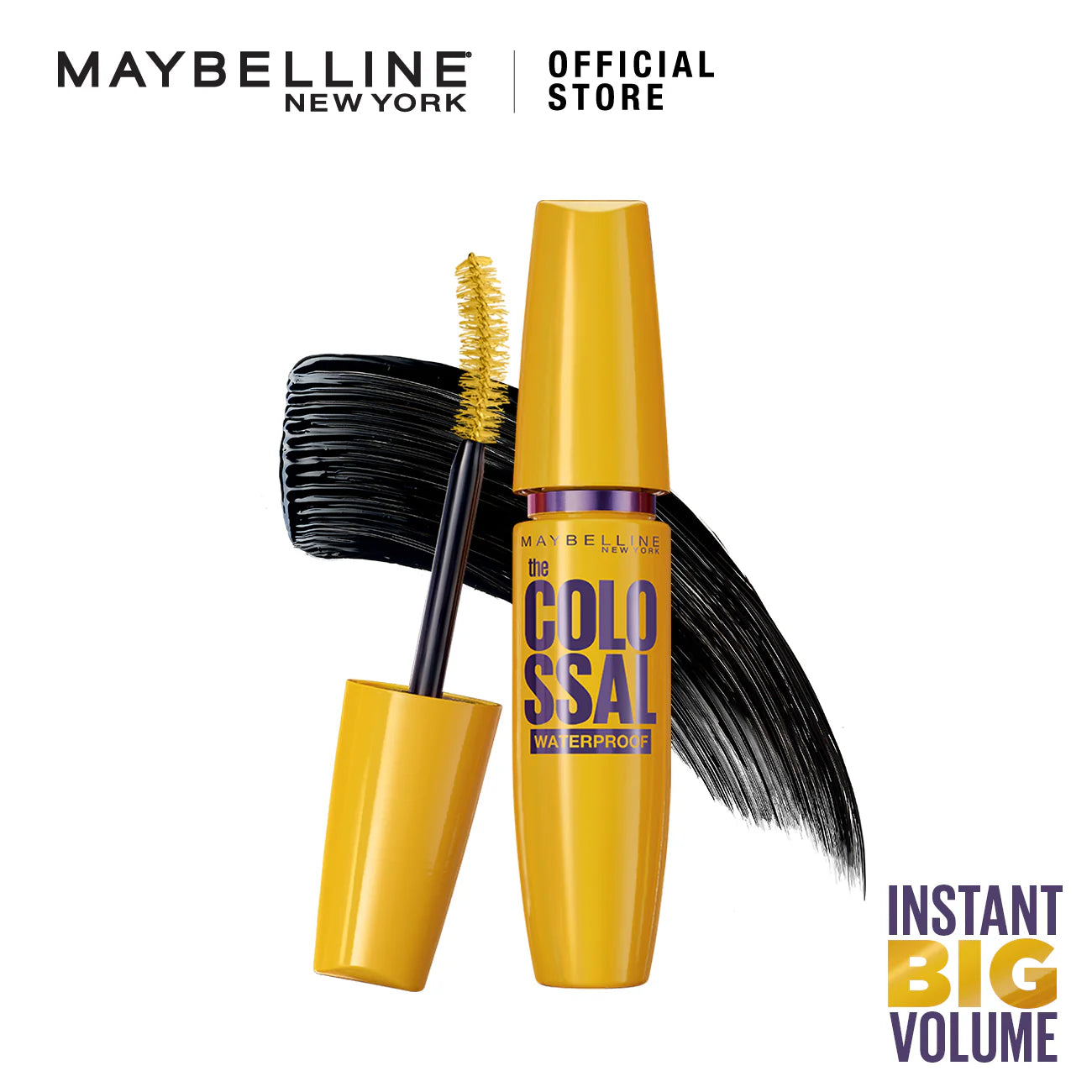 MAYBELLINE MASCARA MAGNUM COLOSSAL W P BLACK 2094