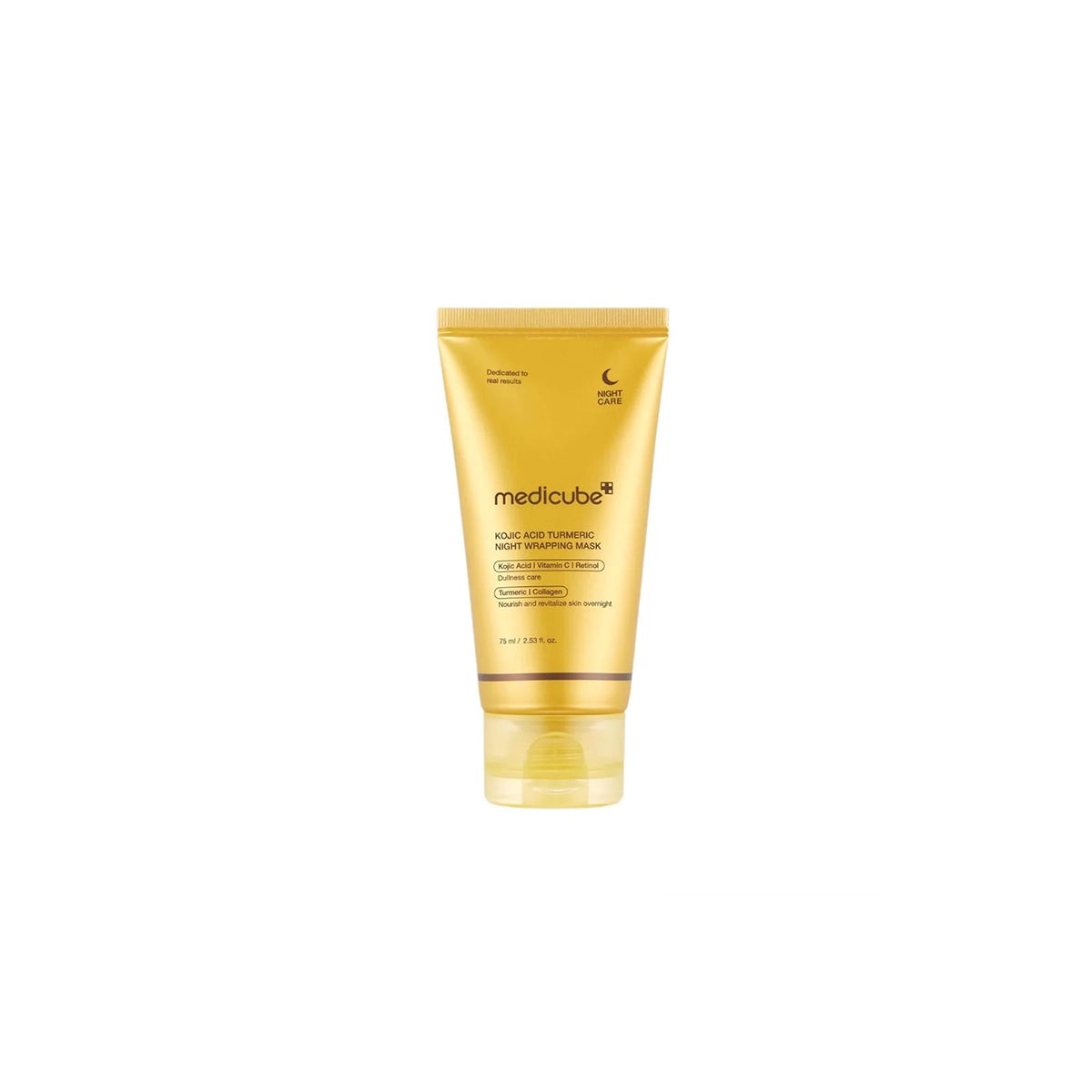 MEDICUBE KOJIC ACID TURMERIC NIGHT WRAPPING MASK 75ML