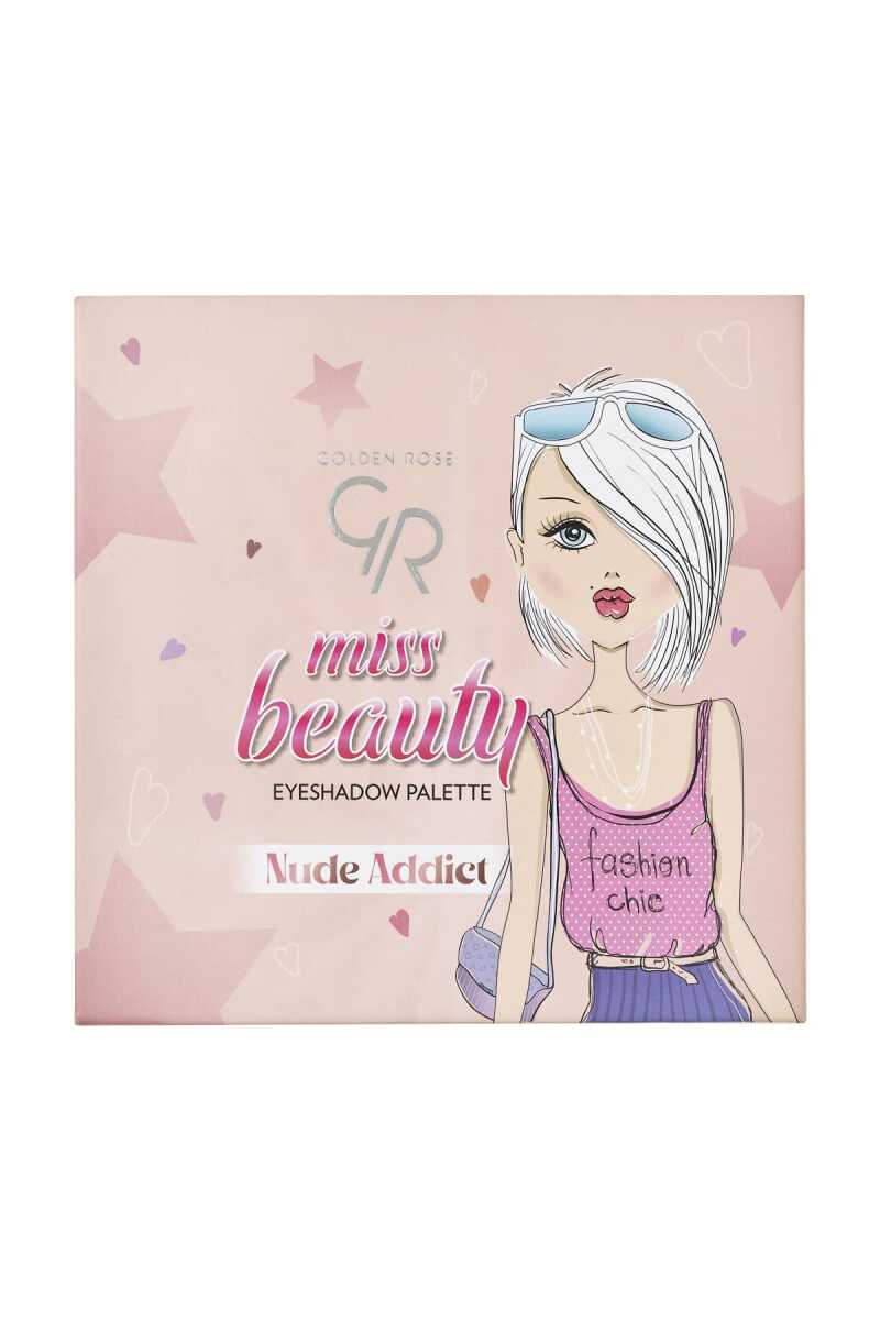 GOLDEN ROSE MISS BEAUTY EYESHADOW PALETTE NUDE ADDICT