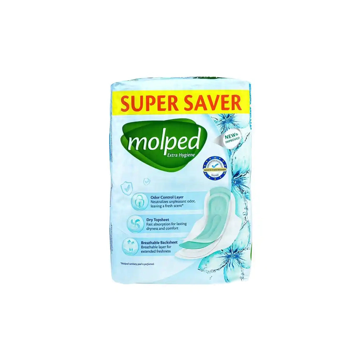 MOLPED MAXI THICK LONG PADS 30S