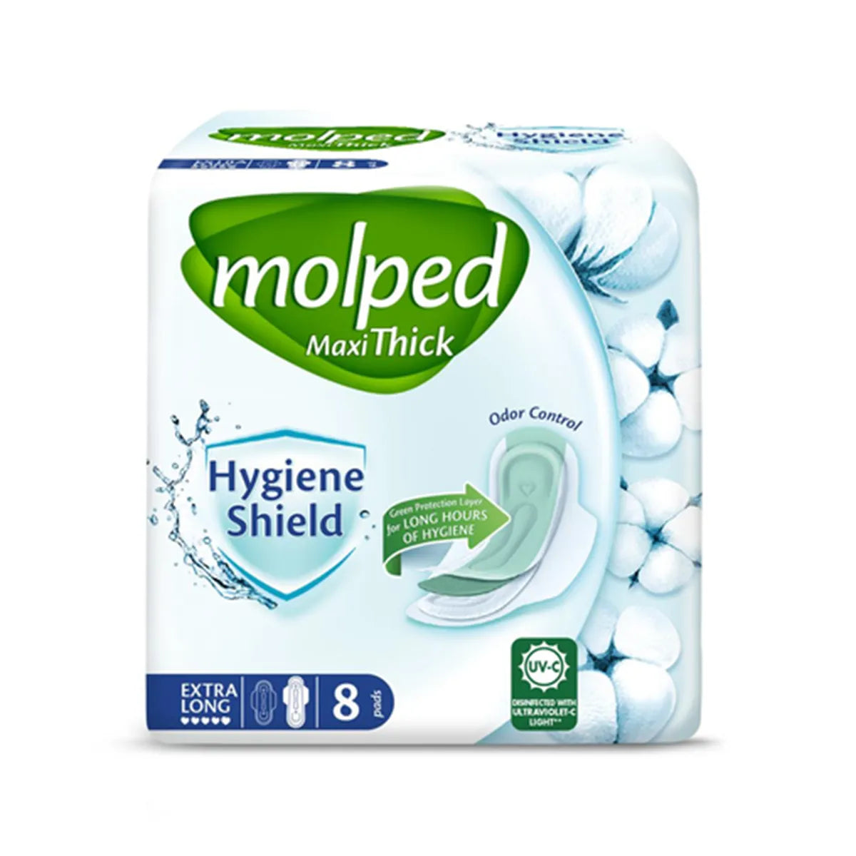 MOLPED MAXI THICK PADS XL 8PCS