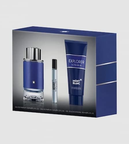 MONTBLANC EXPLORER ULTRA BLUE MEN EDP 3S SET