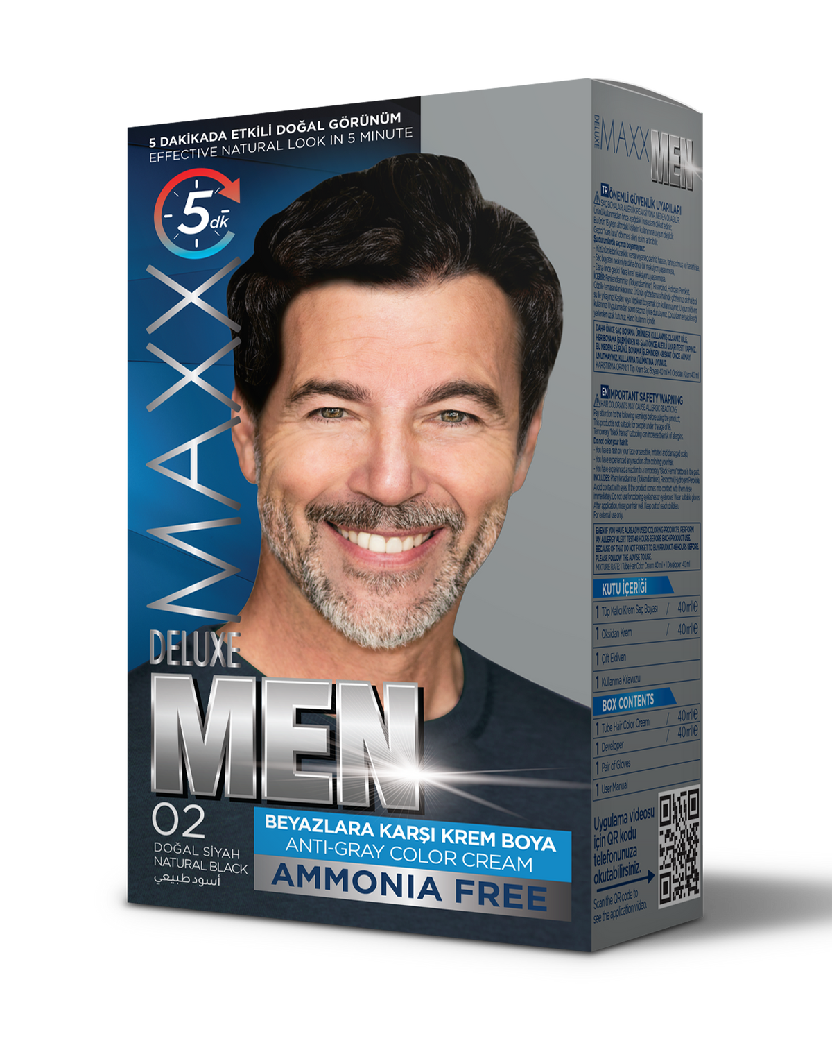 Men D Buy MAXX DELUXE Ammonia Free Men 02 Black Hair Dye Pakistan – D.Watson ...