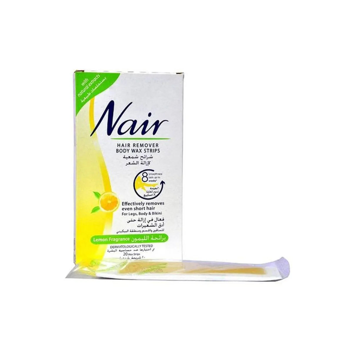 NAIR HAIR REMOVING WAX STRIPS 20S