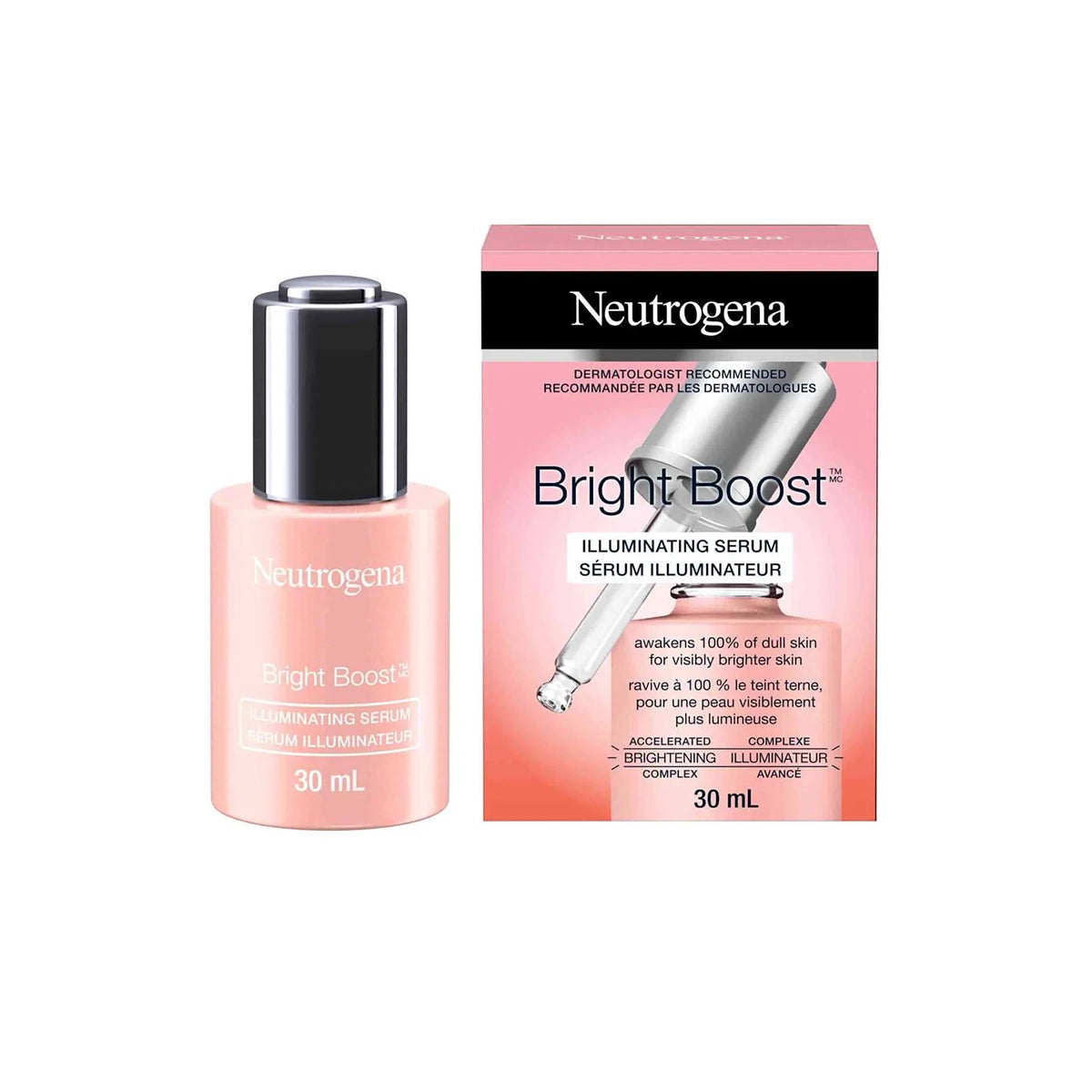 NEUTROGENA BRIGHT BOOST FACE SERUM 30ML