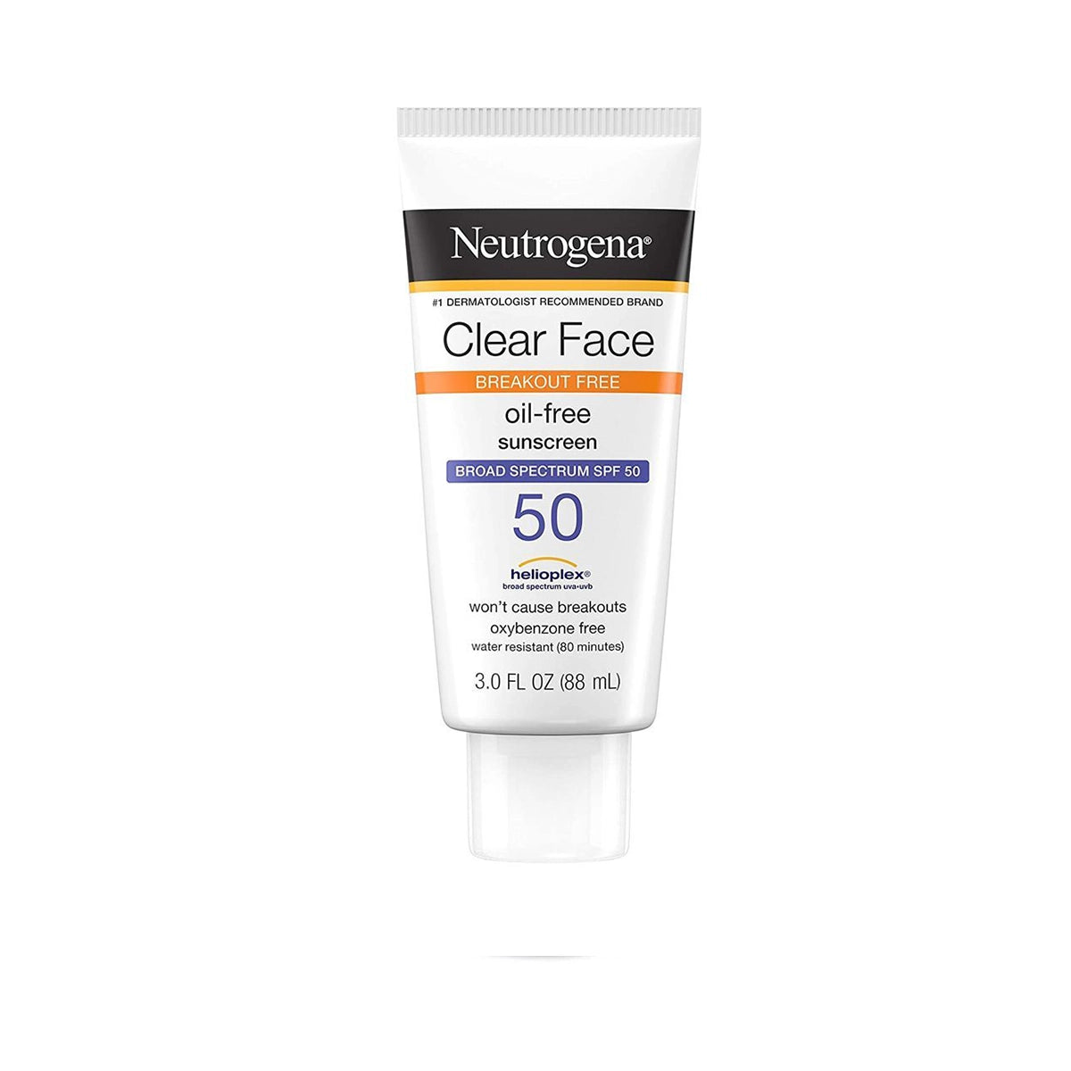 NEUTROGENA SUNSCREEN CLEAR FACE SPF50 88ML