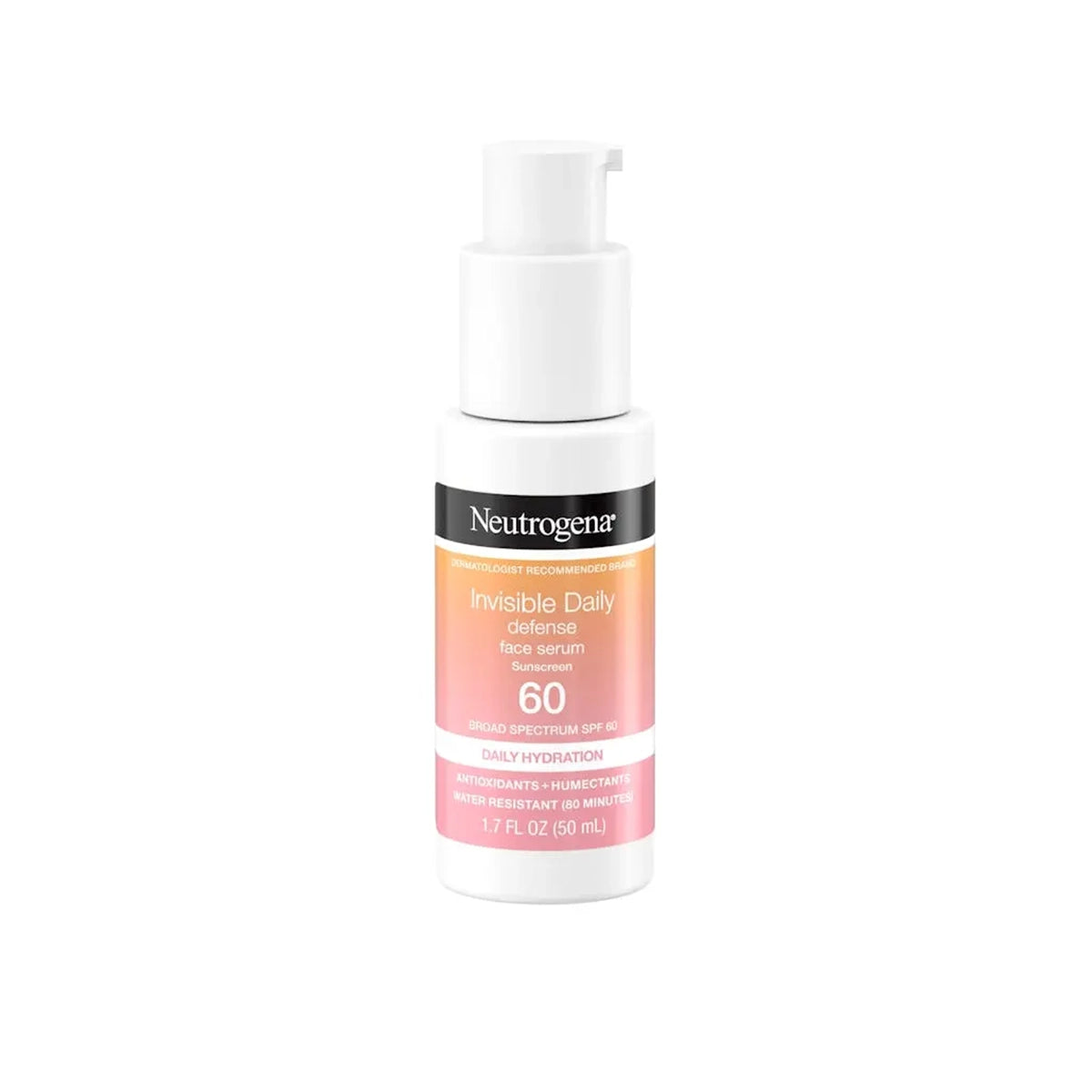 NEUTROGENA SUNSCREEN INVISIBLE DAILY DEFENSE SERUM SPF60