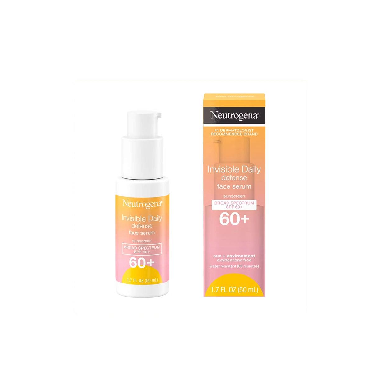 NEUTROGENA SUNSCREEN INVISIBLE DAILY DEFENSE SERUM SPF60