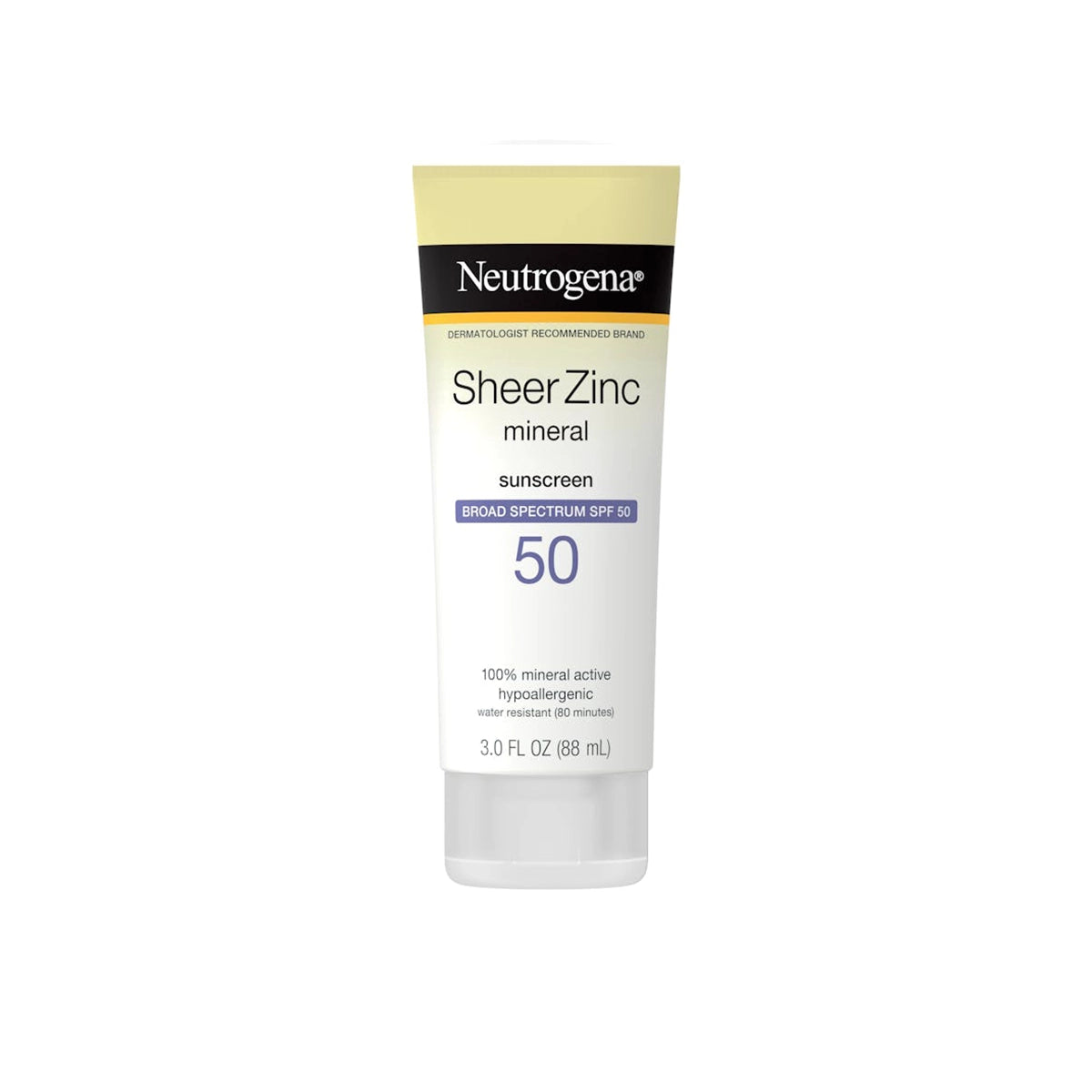 NEUTROGENA SUNSCREEN SHEER ZINC DRY TOUCH SPF50 88ML