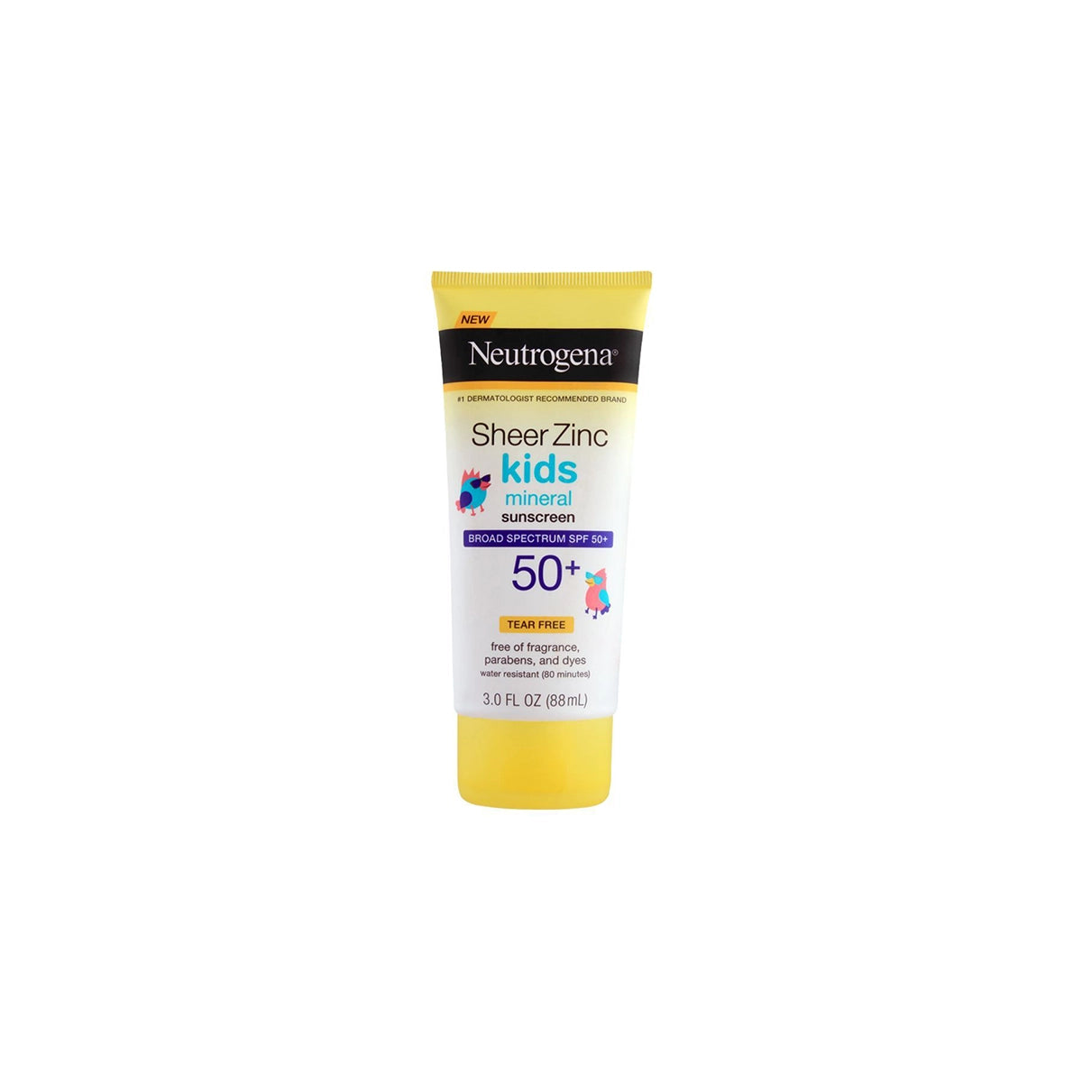 NEUTROGENA SUNSCREEN SHEER ZINC KIDS SPF50 88ML