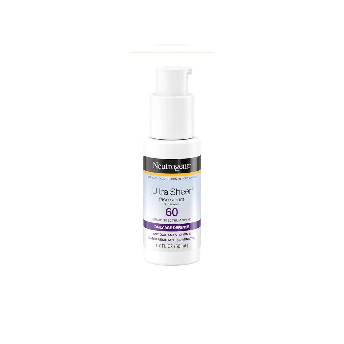 NEUTROGENA SUNSCREEN ULTRA SHEER SERUM SPF60 50ML