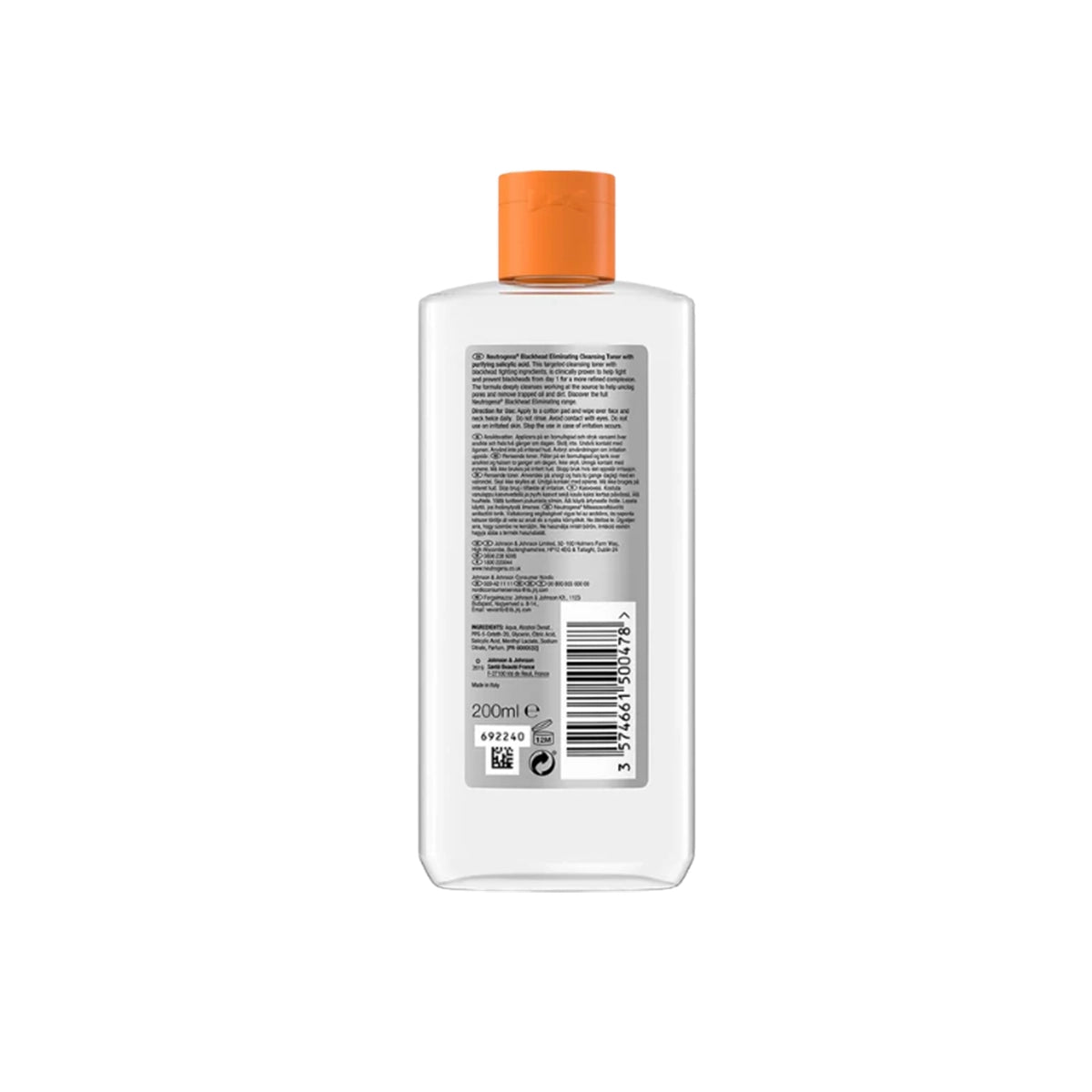 NEUTROGENA BLACKHEAD ELIMINATING CLEANSING LOTION 200ML