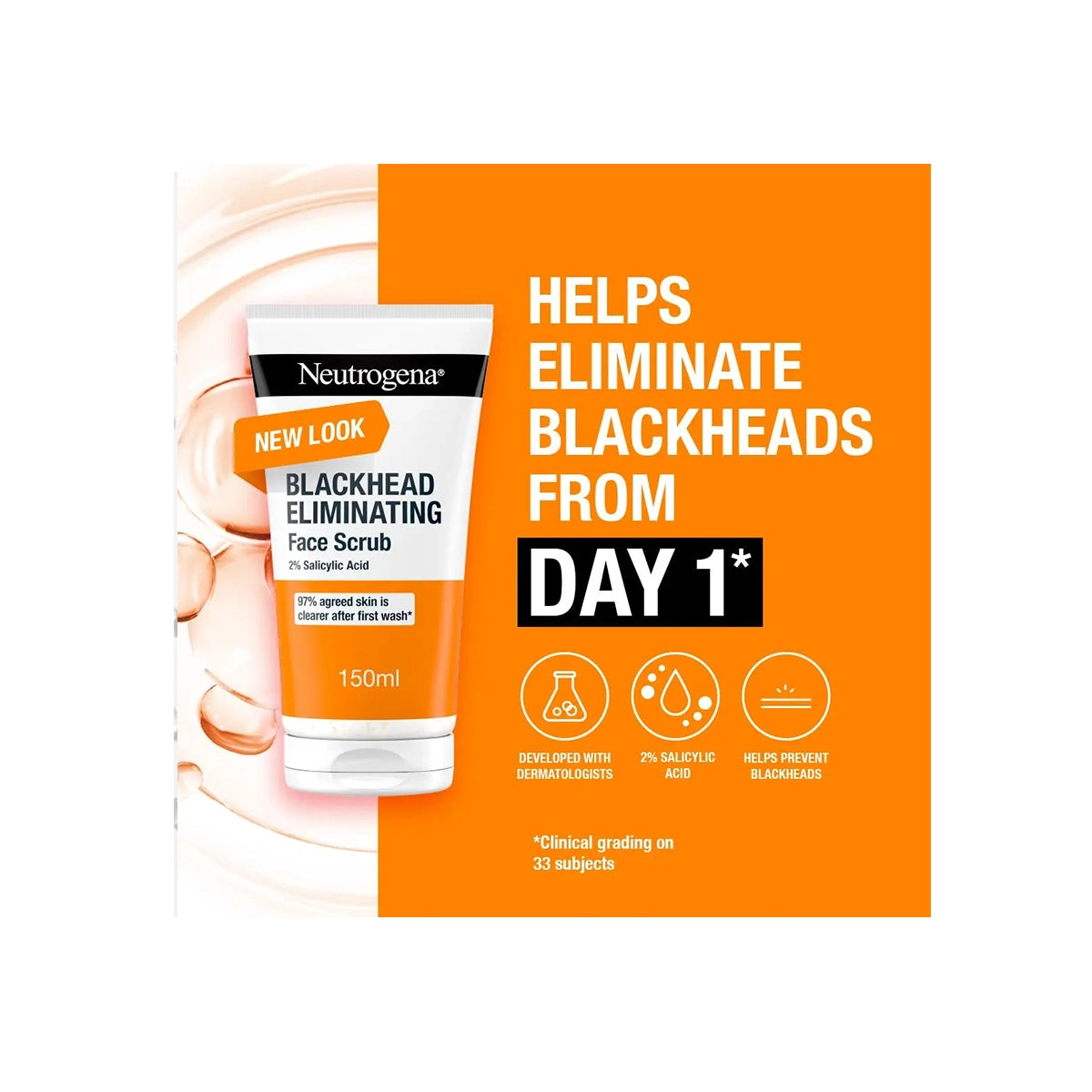 NEUTROGENA BLACKHEAD ELIMINATING DAILY SCRUB 124ML