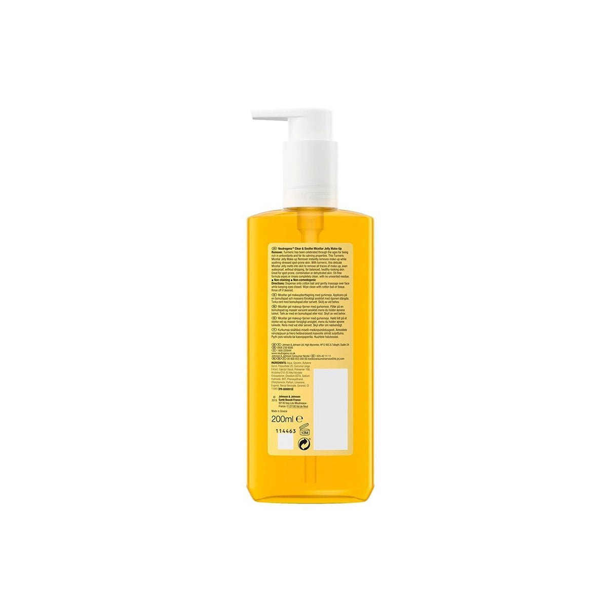 NEUTROGENA CLEAR & SOOTHE MICELLER JELLY 200ML