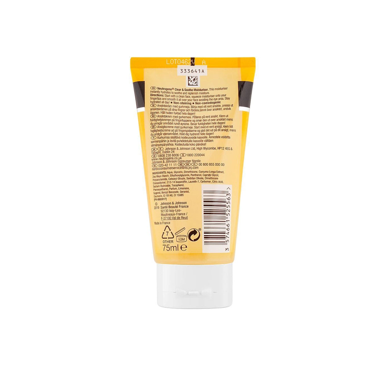 NEUTROGENA CLEAR & SOOTHE MOISTURISER 75ML