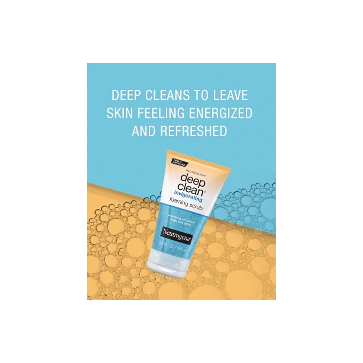 NEUTROGENA DEEP CLEAN INVIGORATING FOAMING SCRUB 124ML