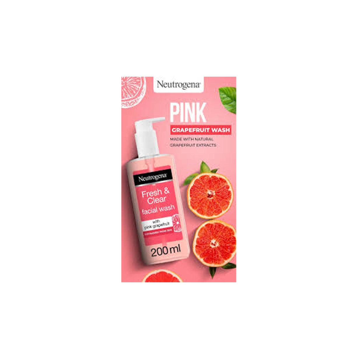 NEUTROGENA FRESH & CLEAR PINK GRAPERUIT FACIAL WASH 150ML