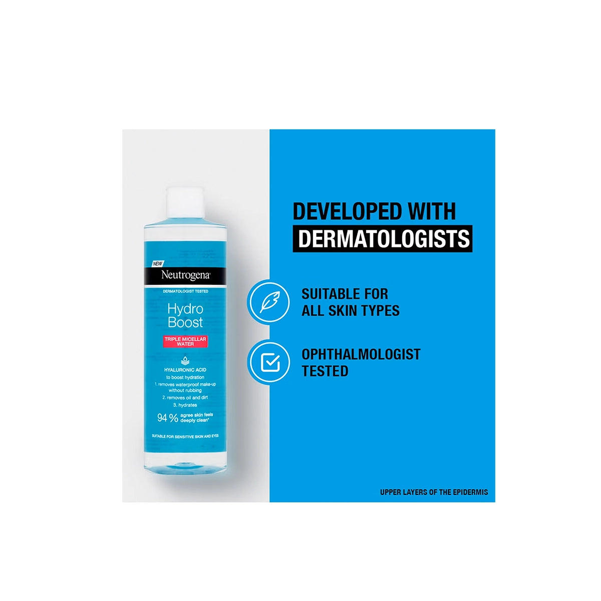 NEUTROGENA HYDRO BOOST TRIPLE MICELLAR WATER 400ML