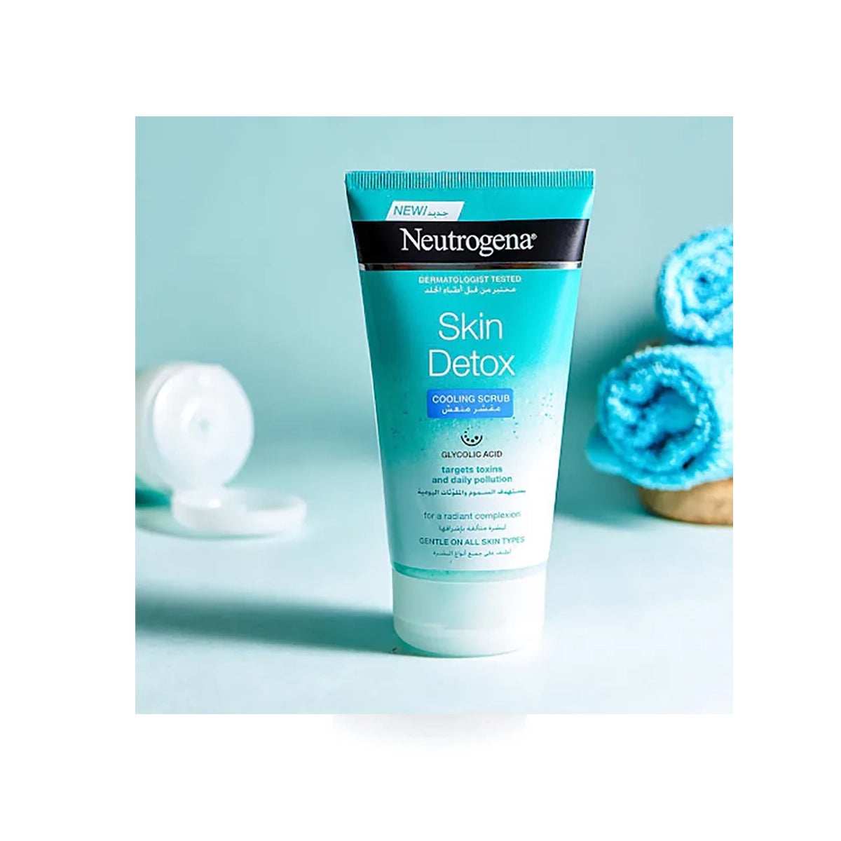 NEUTROGENA SKIN DETOX COOLING SCRUB 150ML.