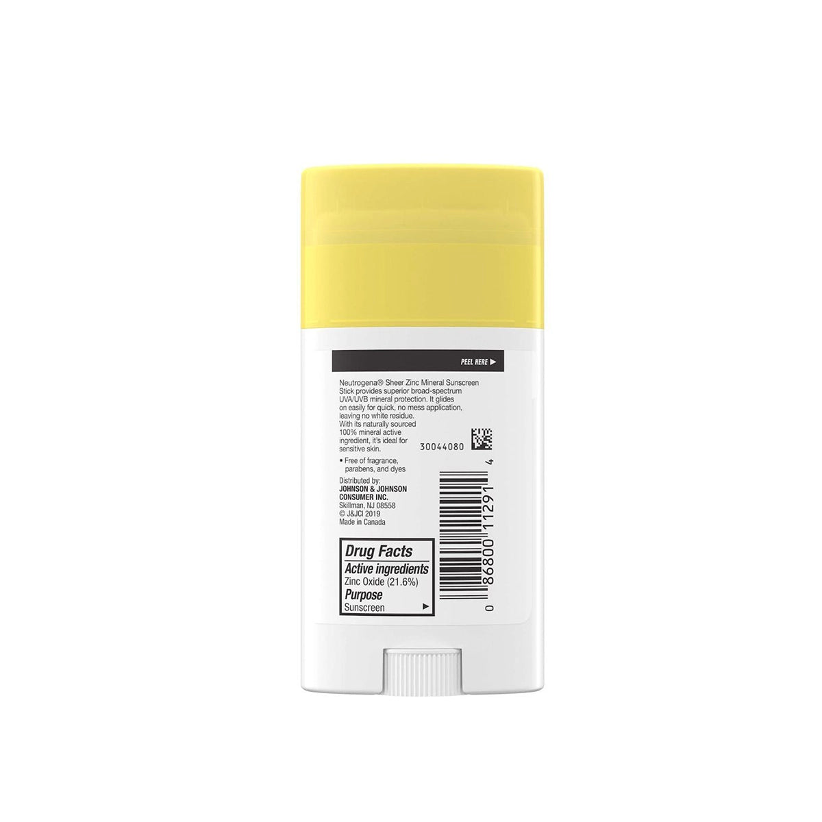 NEUTROGENA SUNSCREEN SHEER ZINC MINERAL STICK SPF50 42GM