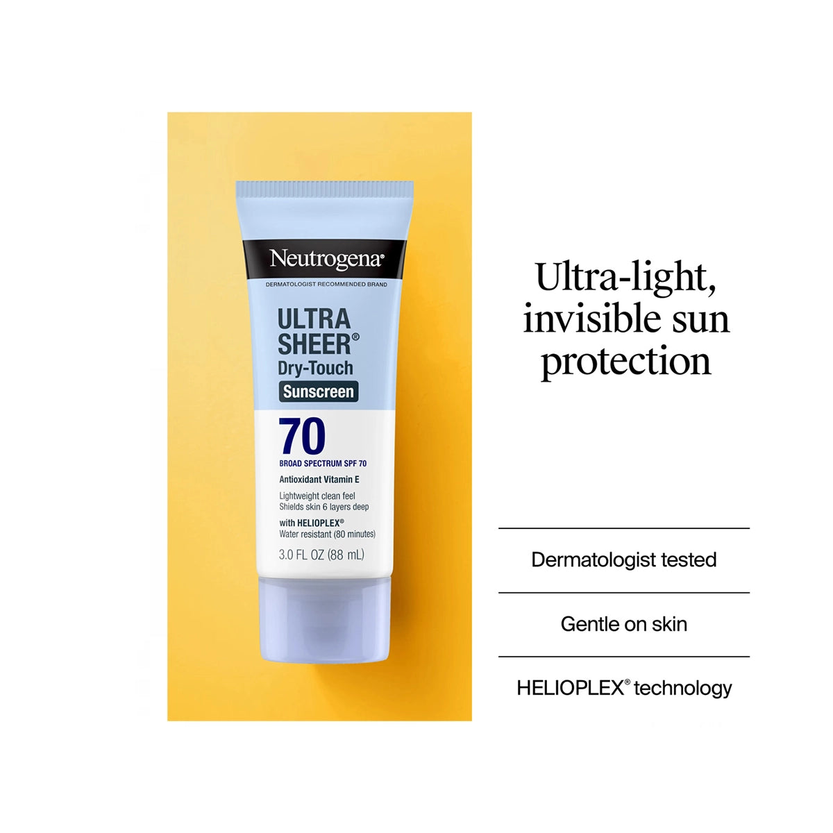 NEUTROGENA SUNSCREEN ULTRA SHEER DRY TOUCH SPF30 88ML