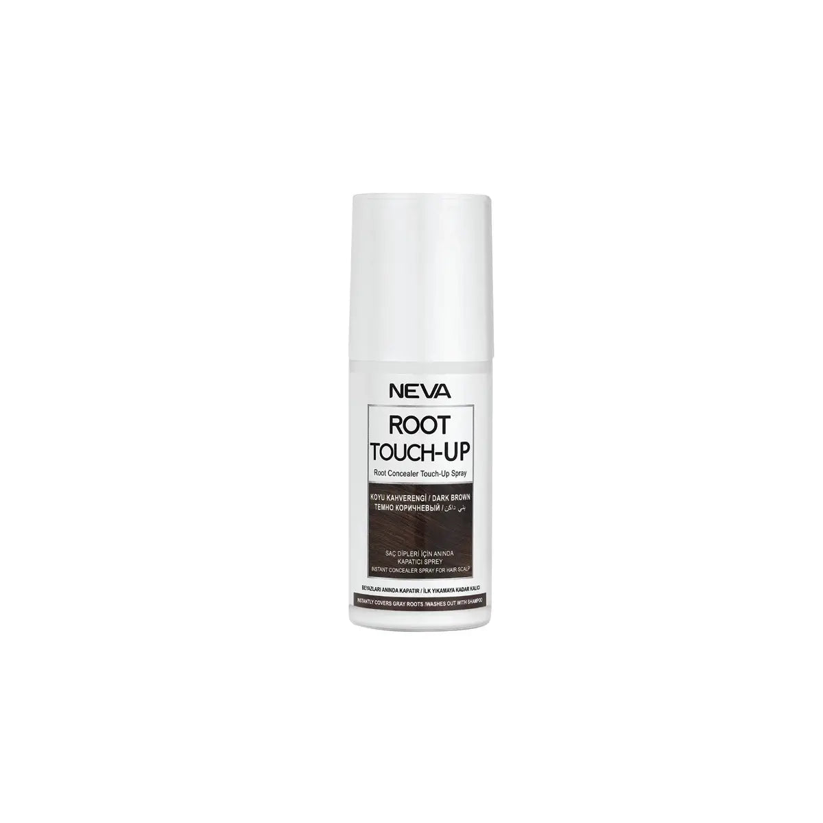 NEVA ROOT TOUCH UP HAIR SPRAY 75ML DARK BROWN