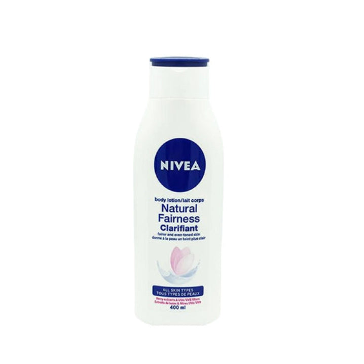 NIVEA BODY LOTION 400ML NATURAL FAIRNESS CLARIFIANT