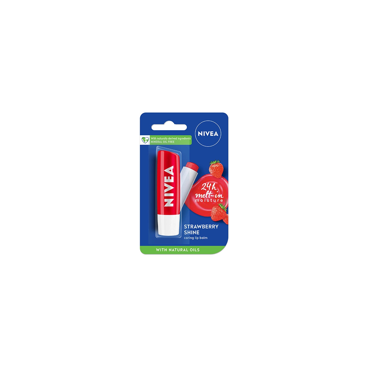 NIVEA LIP BALM 4.8GM STRAWBERRY