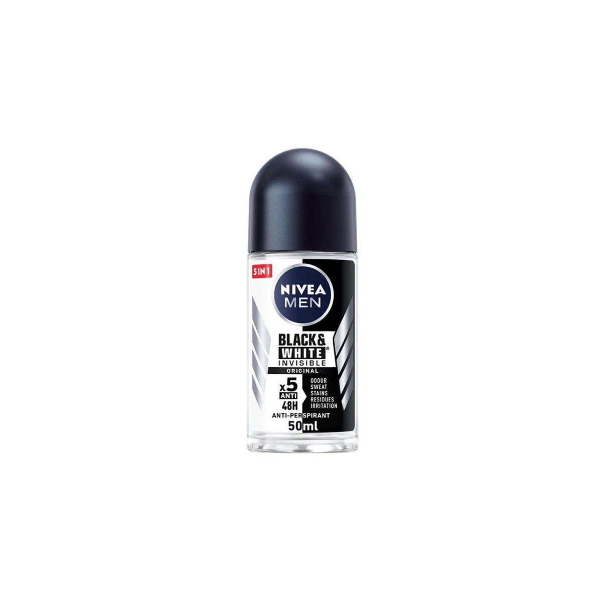 NIVEA MEN ROLL ON 50ML BLACK & WHITE INVISIBLE ORIGINAL