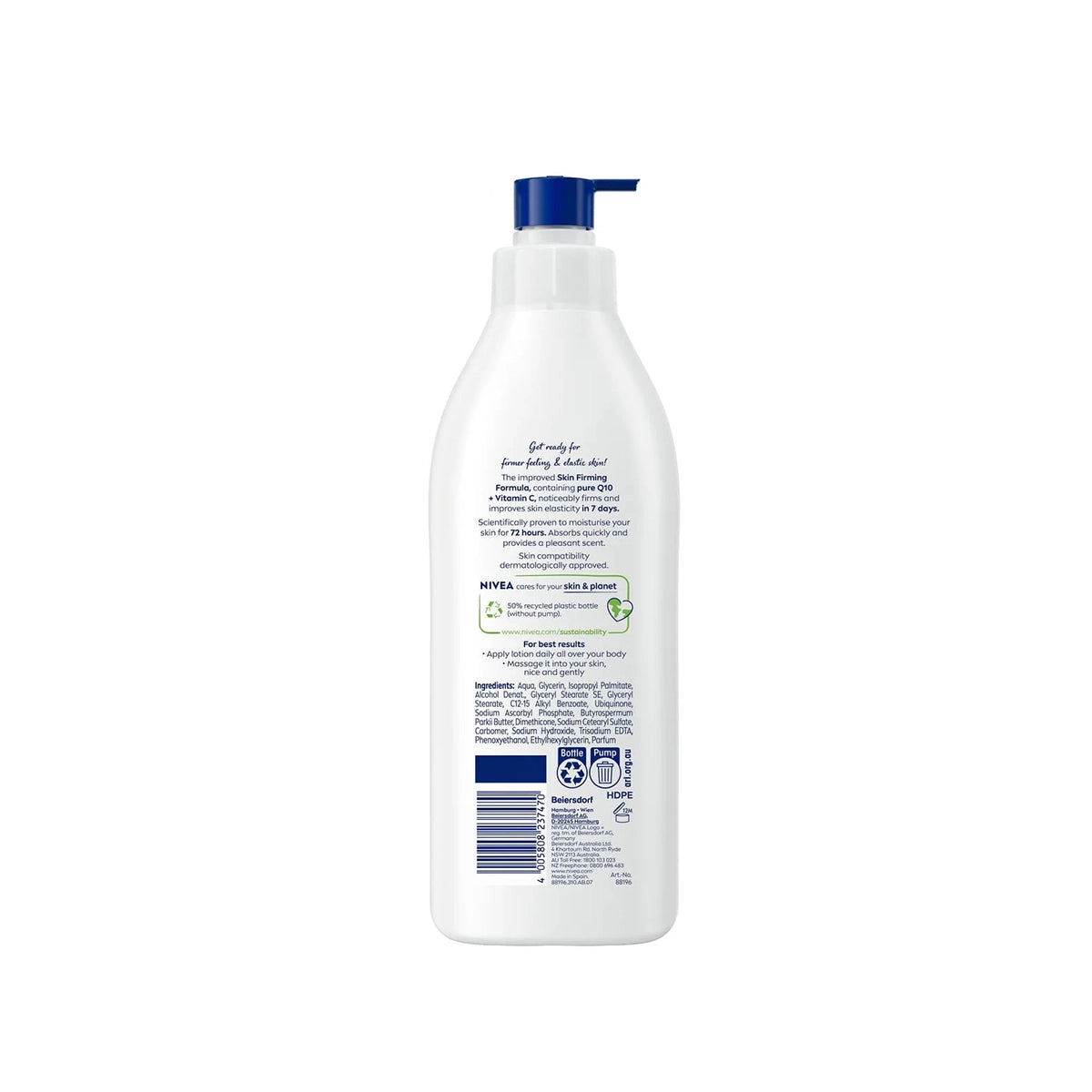 NIVEA BODY LOTION 400ML FIRMING Q10