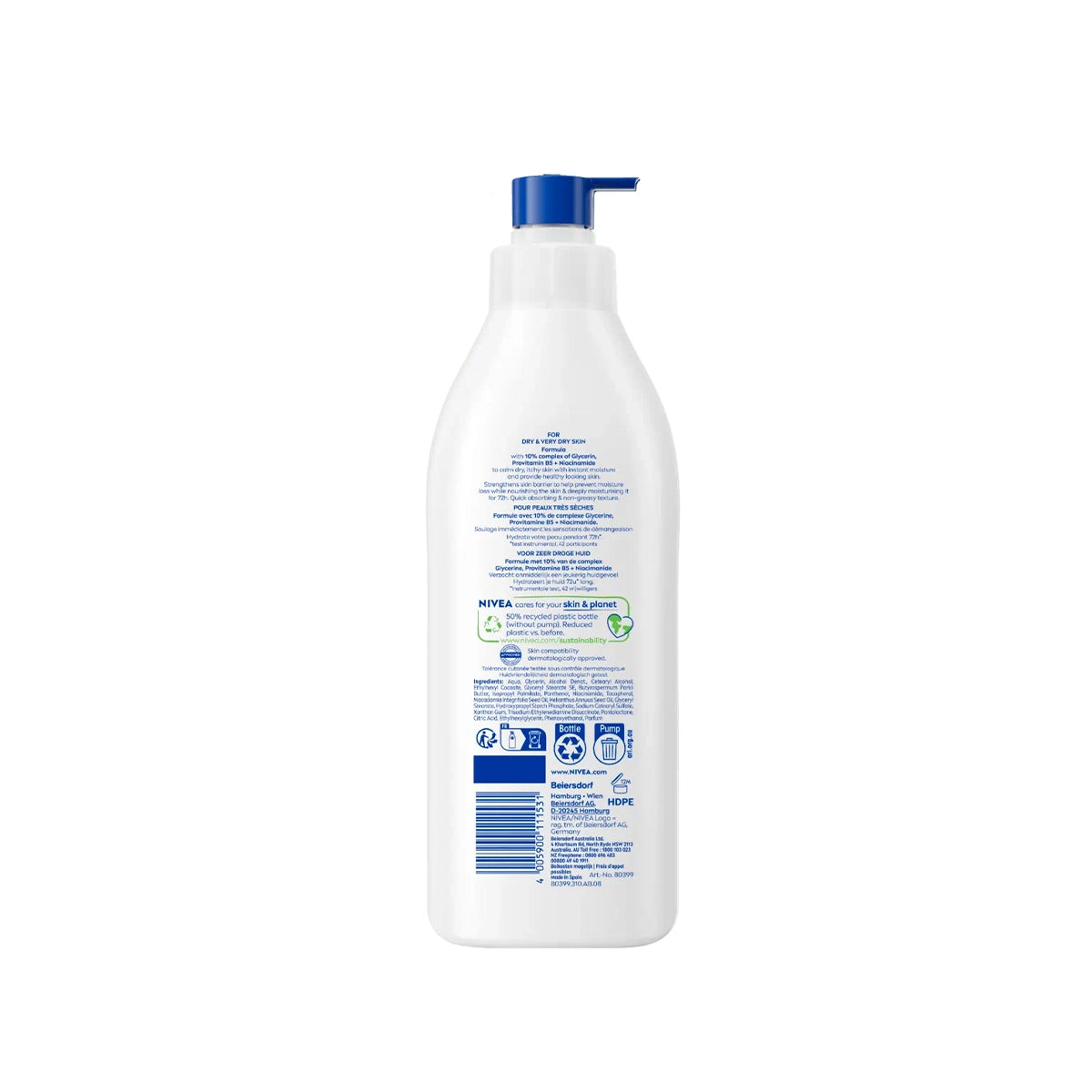 NIVEA BODY LOTION 400ML REPAIR & CARE